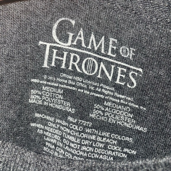 House Targaryen Fire & Blood Game of Thrones Tee size Medium - Picture 6 of 6